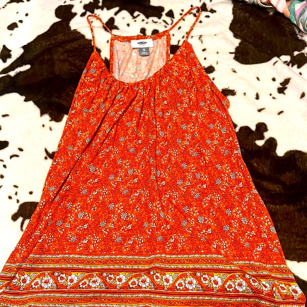 Old Navy Orange/red Top